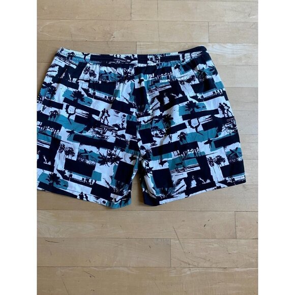 Open Edit shorts men's sz XLarge "surfs up collage" NEW - Picture 6 of 6
